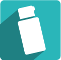 bottle icon - a discreet easy-to carry container